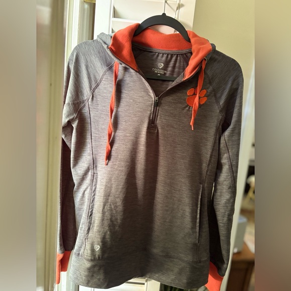Colosseum Clemson Tigers Charcoal and Orange Pullover/Hoodie… Med - Picture 1 of 8